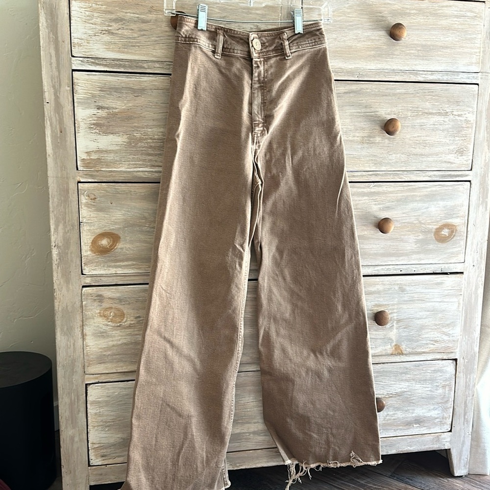 EUC Zara High Waisted Marine Jeans